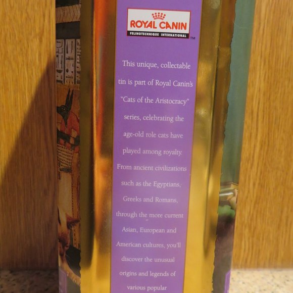 Royal Canin Cats of the Aristocracy Collectible Tin 10" High (F34) - Picture 4 of 6